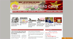 Desktop Screenshot of luatsubaochua.vn