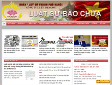 Tablet Screenshot of luatsubaochua.vn